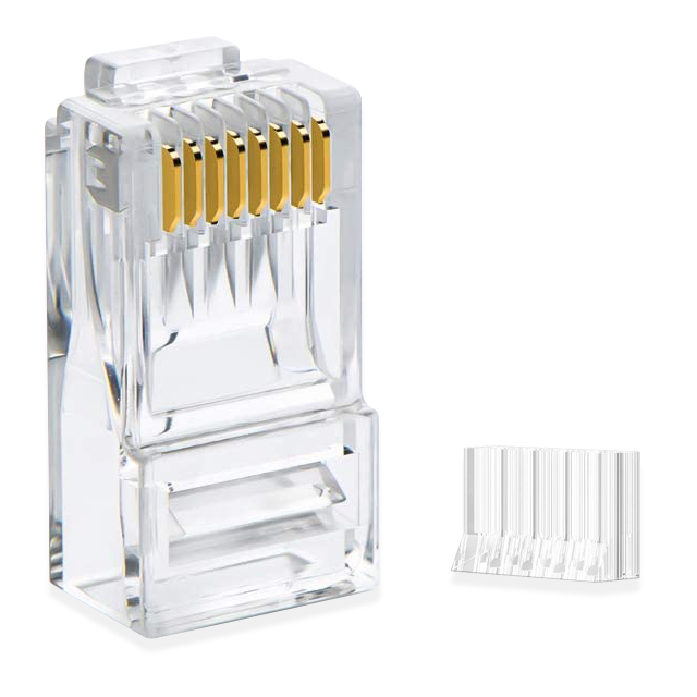 CAT6 UTP 8P8C RJ45 Modulær plugg 2-delt type
