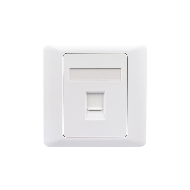 86 Type frontplate 1 port med lukker
