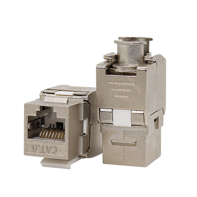 Cat6 STP 180 grad Toolless Keystone Jack