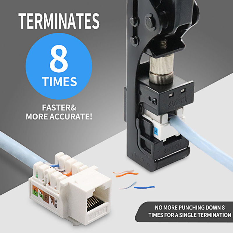 RJ45 Keystone Jack Punch Down Speed ​​Termination Tool for 90 grader PX-T-FN