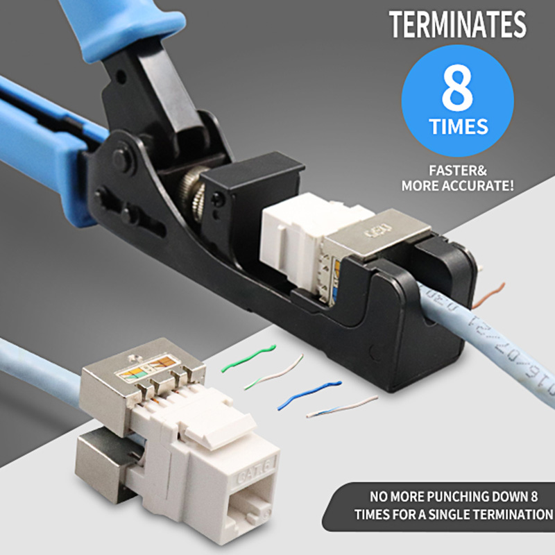 RJ45 Keystone Jack Punch Down Speed ​​Termination Tool for 180 grader PX-T-DS